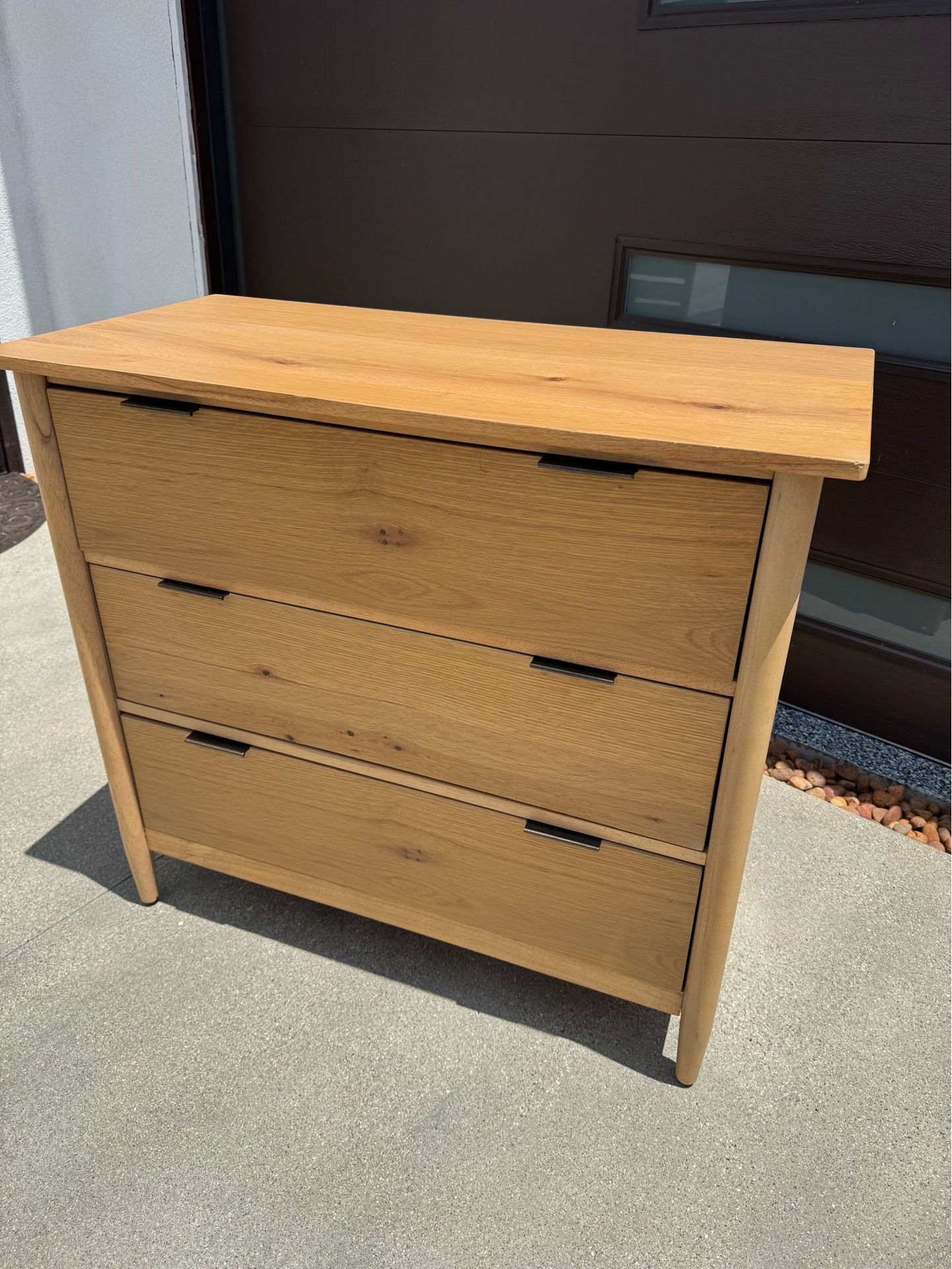 Hearth & Hand Magnolia Cane 3-Drawer Dresser – Natural Wood