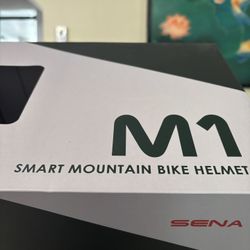 Sena Smart MTB Helmet M1 EVO Size M Matt Black Color for Men *NEW OTHER*