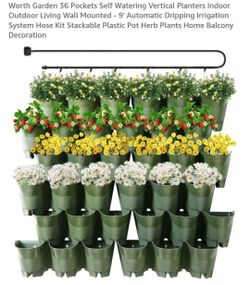 36 pack planter set NEW