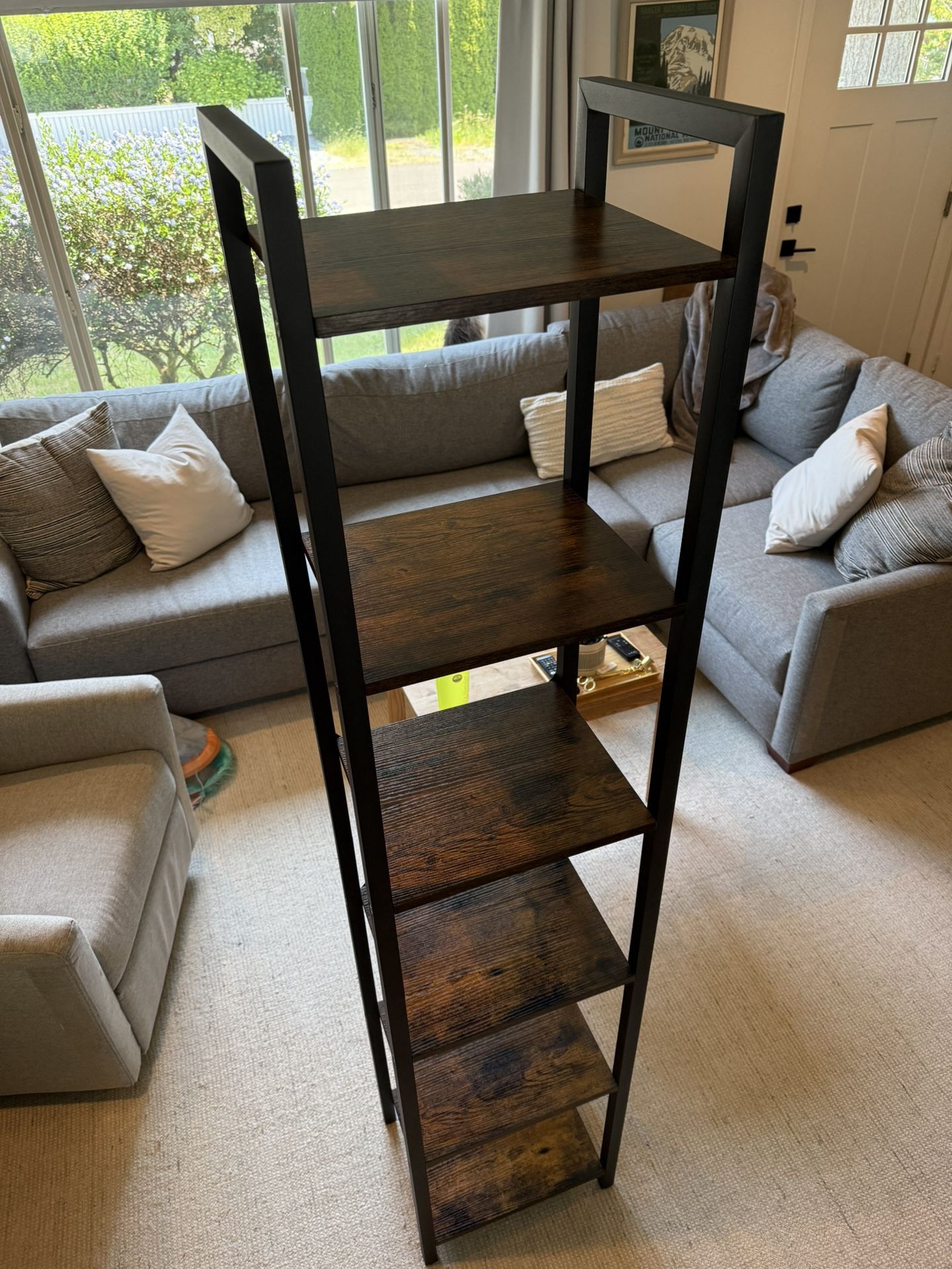 6 Tier Bookshelf - Like New!