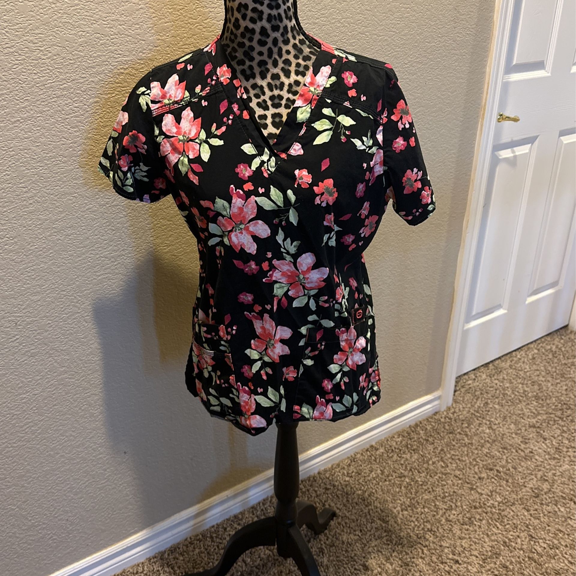 Scrub Top, Size S, $5