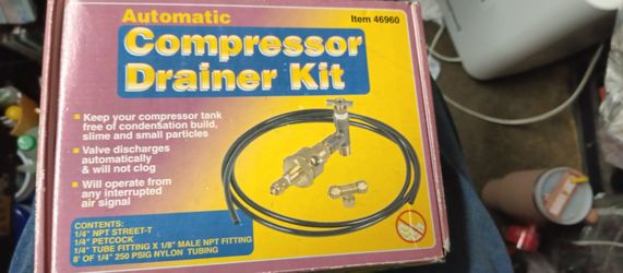 Automatic Compressor Drainer kit
