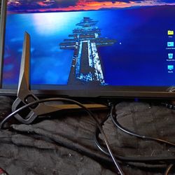 19 Inch Computer Monitor W Power Cord And HDMI Cord