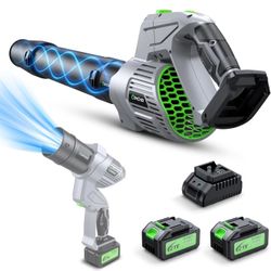 500000RPM Cordless Electric Blower - 2 X 4.0Ah Batteries and Charger