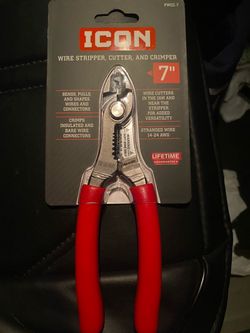 ICON 7" Wire Stripper, Cutter, and Crimper