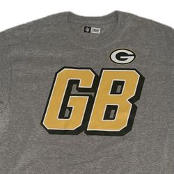 Green Bay Packers Gray T Shirt Mens XL New GB Logo
