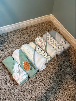 Baby bath towels and robe