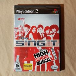 Disney Sing It High School Musical 3 Senior Year PlayStation 2 PS2 Video Game SN