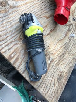 Ryobi 4-1/2 inch corded angle grinder