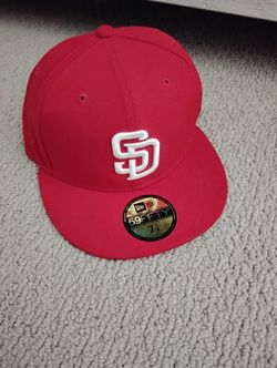 Red SD Fitted Cap