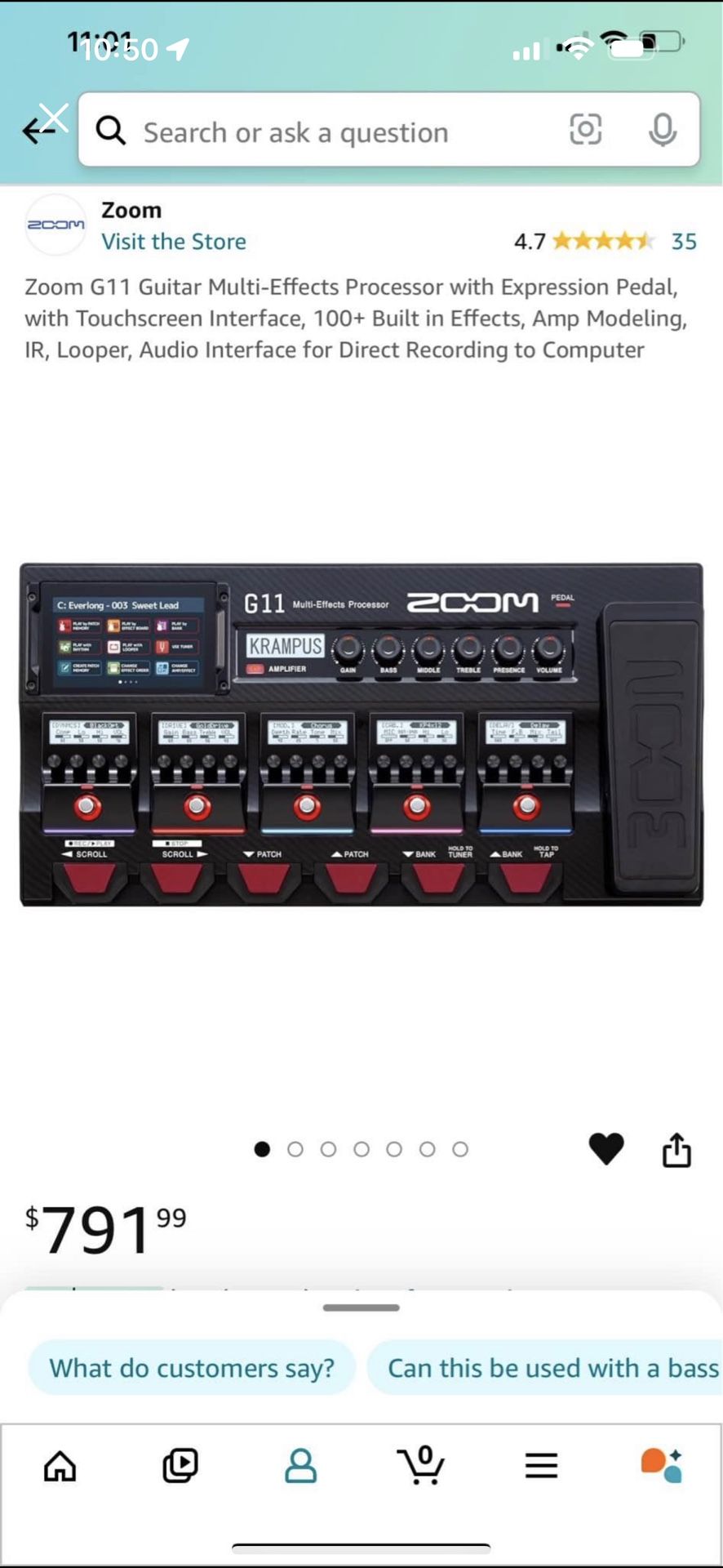 New Electronic Guitar Pedal Board With 100+ Sounds And Effects