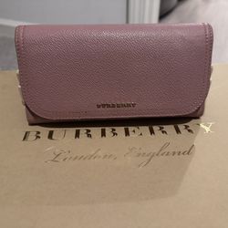 Burberry Dusty Pink Kenton Continental Wallet