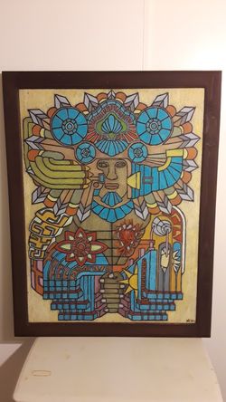 Pastels painting