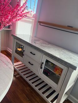 mueble de marbol  semi nuevo