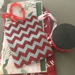 Half Used Candle And Gift Bags