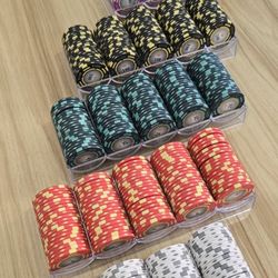 Poker Chips Casino Quality Heavy Duty 13.5g