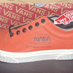 nasa vans neon orange brand new 