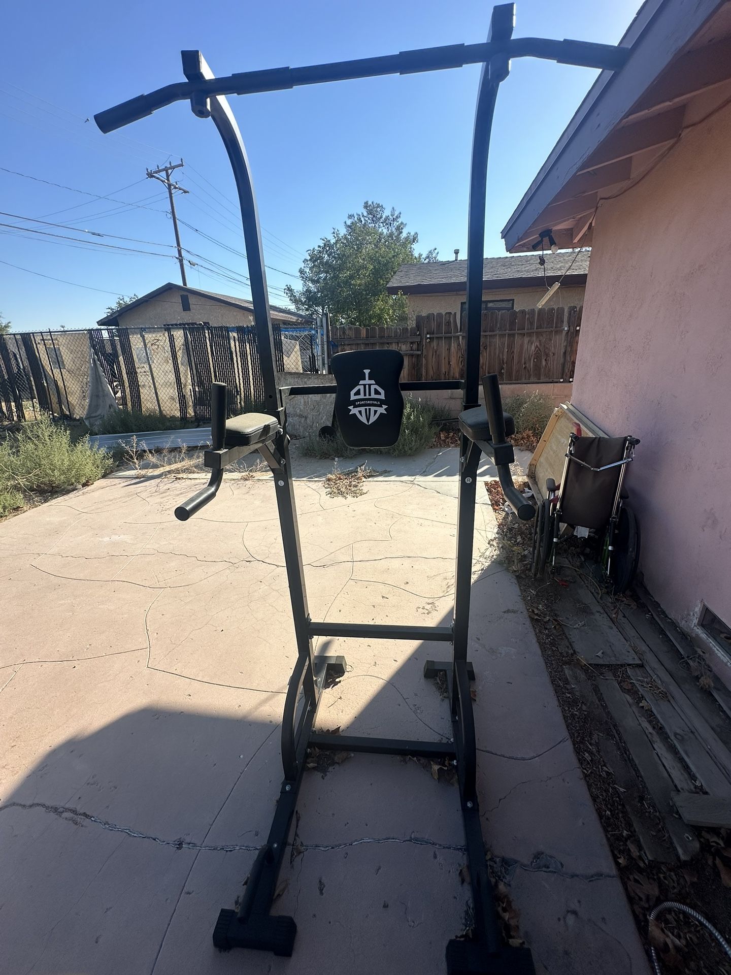 Power Tower Pull Up And Dip Station