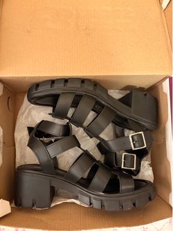 Black sandals