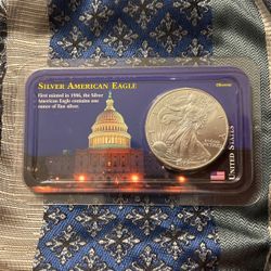2000 silver eagle, sealed