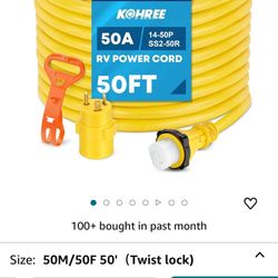 50' RV Extension Cord 50 Amp 