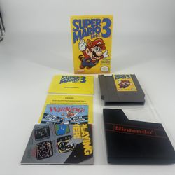 Super Mario Bros. 3 Nintendo NES Complete CIB Very Nice Condition w/ Poster Rare