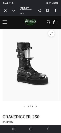 Grave Digger Boots Mens Size 10