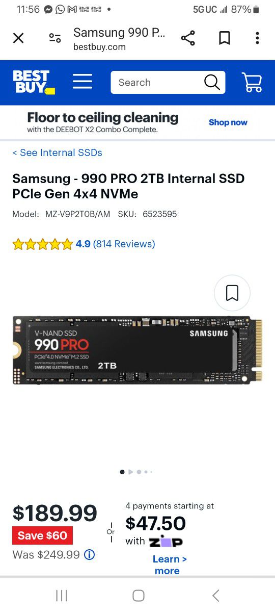 Samsung 990 Pro SD Internals