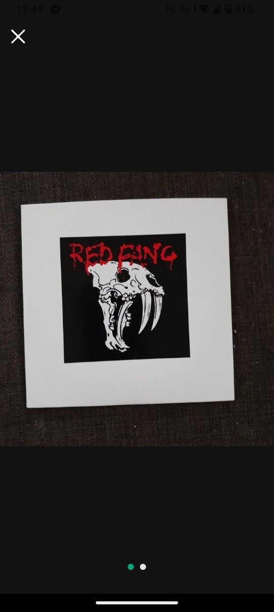 Rare RED FANG Tour Only CD EP Portland Sludge Metal