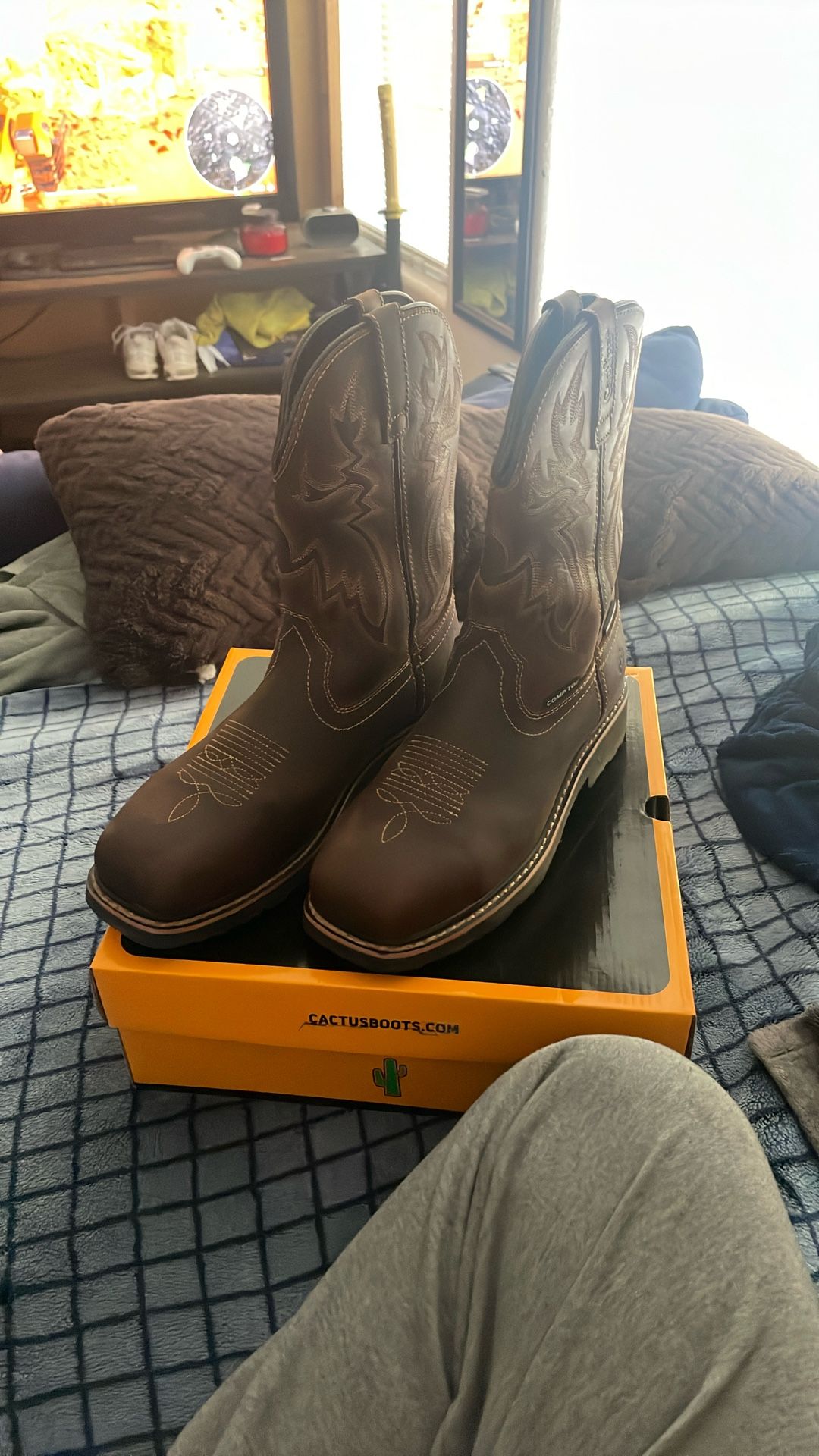 Steel Squared Toe Boots