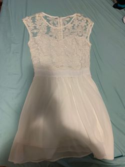 White homecoming dress