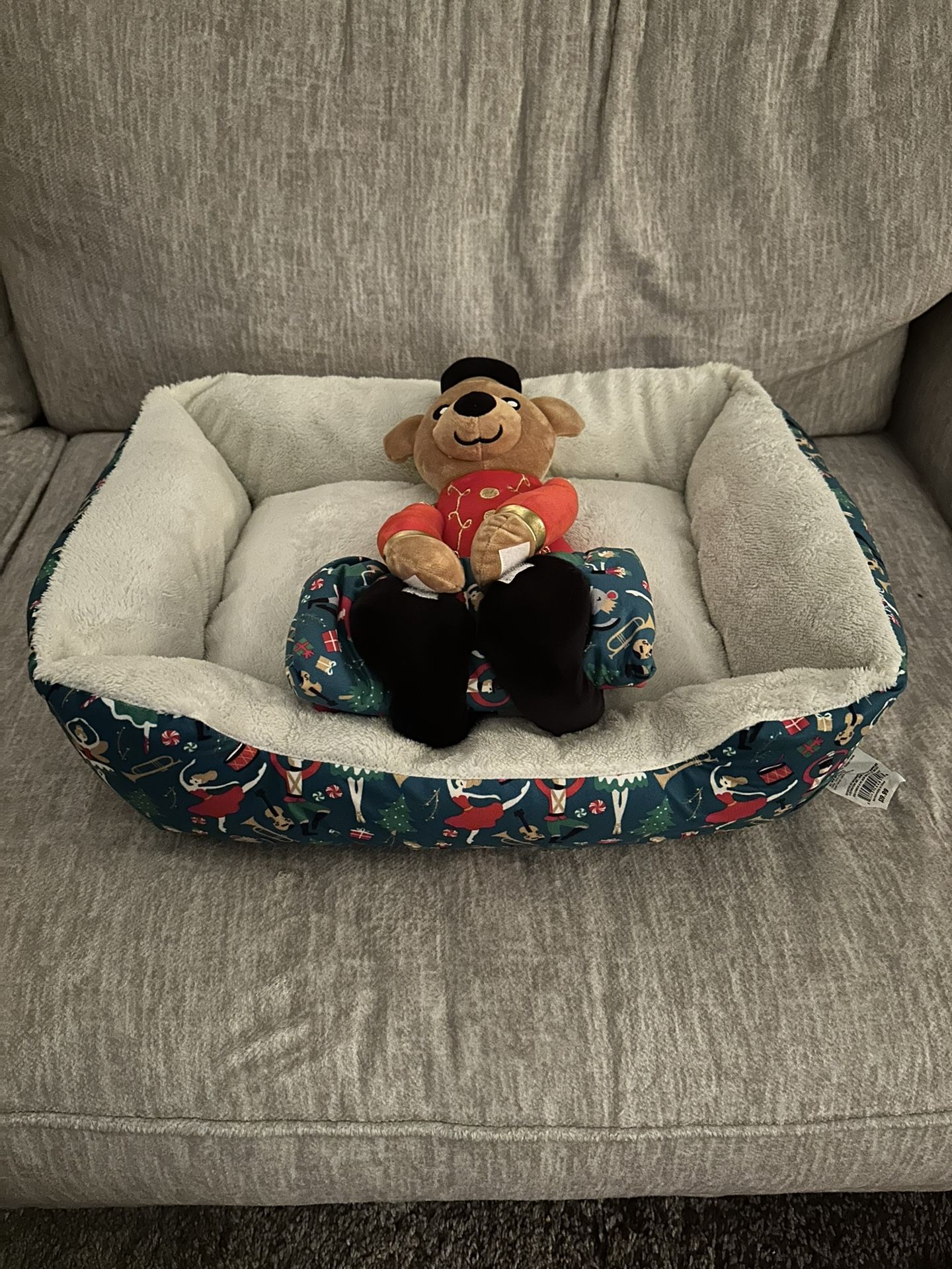 Brand New Nutcracker Christmas Dog or Cat Bed