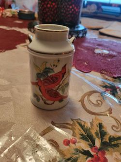 Vintage Enesco Cardinal Christmas Decoration 
