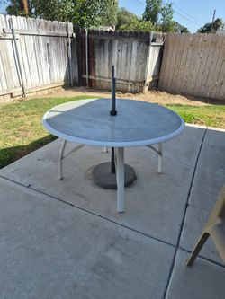 Table outside