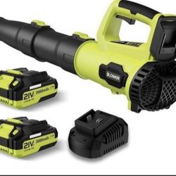 Leaf Blower Cordless Comes With 2 Batteries! Brand New 