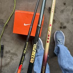 3 Rods And 2 Rods With Spools 
