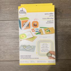 CRAFT ITEM:  ek tools Curvy Cutter Craft Kit (NIB) $15