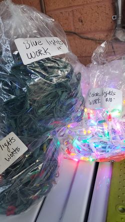 CHRISTMAS LIGHTS ALL WORK 3 FOR $25
