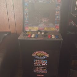 Arcade 1up Street Fighter Arcade Plus Stand 