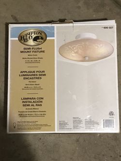 Hampton bay Semi-flush mount fixture