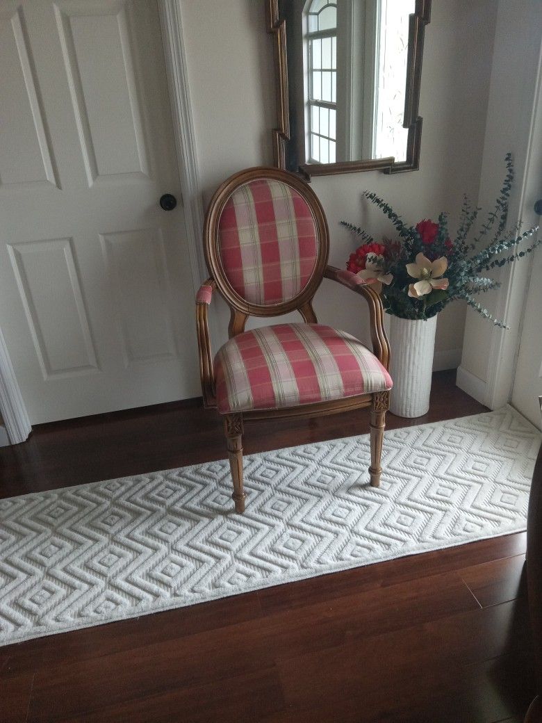 Padded Plaid Chair