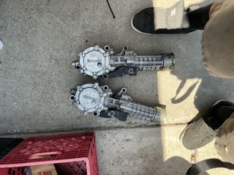 OEM Getrag all-wheel drive (AWD) transfer cases alongside corresponding transaxle/drivetrain parts, specifically engineered for the legendary Mitsubis