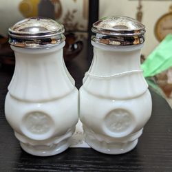 Wheaton Milk Glass Shakers