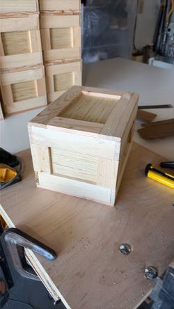 Custom high-quality wooden crate
