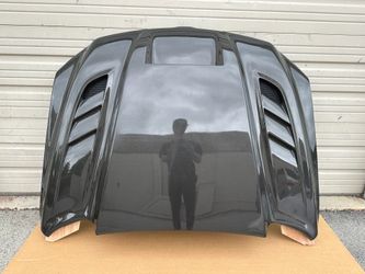 Brand New 2009 - 2018 Dodge Ram 1500 2DR & 4DR VIS Racing  Terminator Style Vented Carbon Fiber Hood (Special Order)