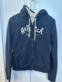 Abercrombie & Fitch Navy Zip-Up Hoodie
