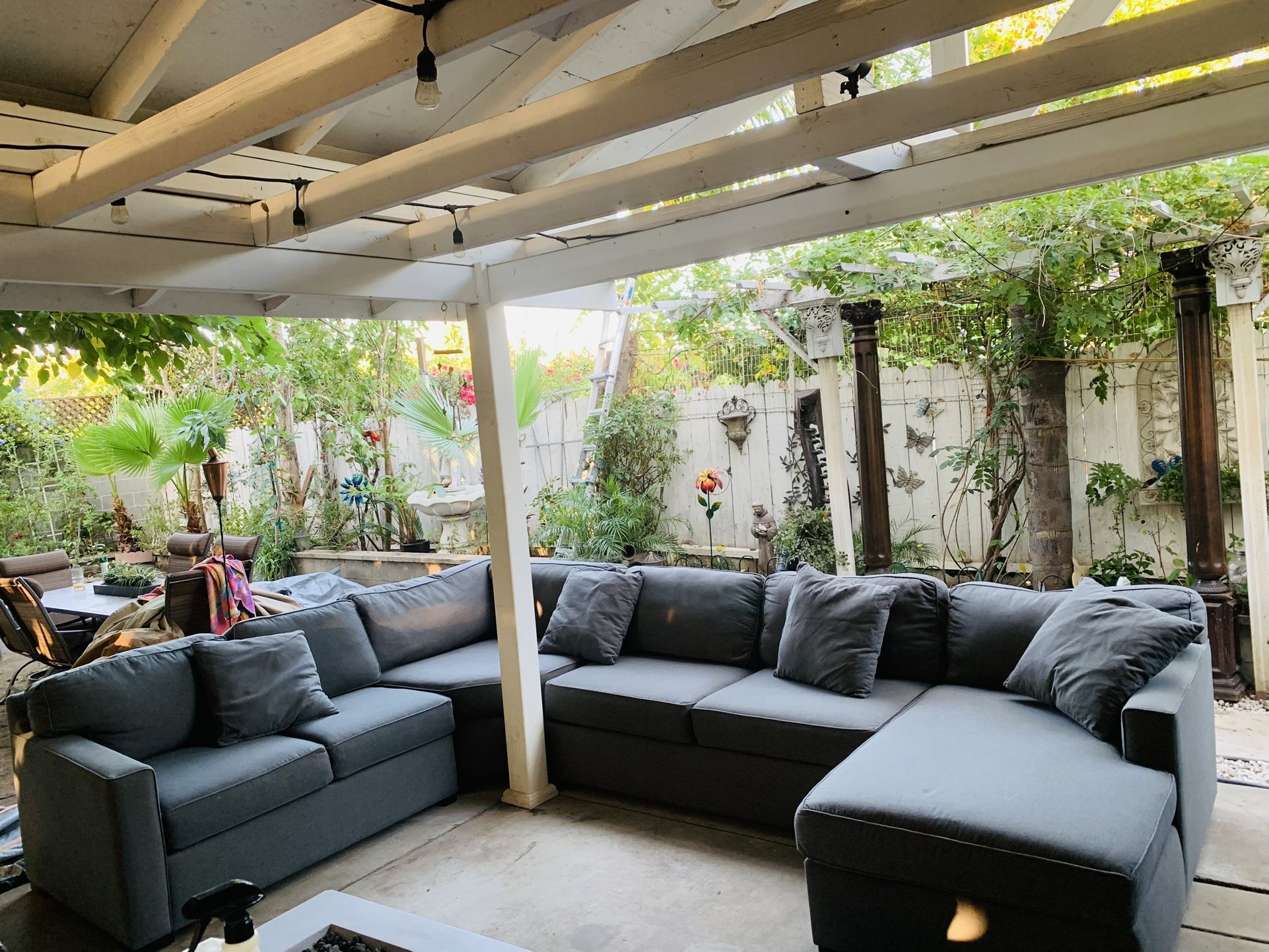 Big Grey Couches Living Spaces