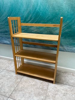 Wood bookshelf