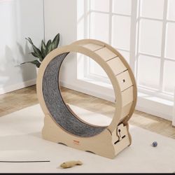 Cat Exercise Wheel Large Cat Treadmill Wheel for Indoor Cats 35.8 inch