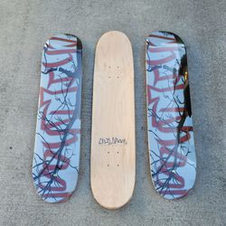SKATEBOARD DESK CHILDHOOD CREEPY TREE SIZE 7.5 7.75 8.0 AND 8.25